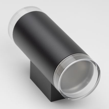 Brilagi - LED RGBW regulējams āra sienas gaismeklis MATERA 2xGU10/4,8W/230V 3000K IP54 melns + tālvadības pults