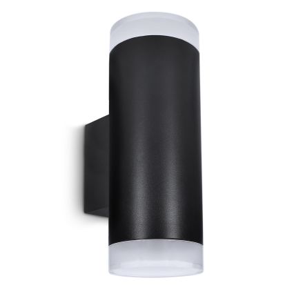 Brilagi - LED RGBW regulējams āra sienas gaismeklis MATERA 2xGU10/4,8W/230V 3000K IP54 melns + tālvadības pults