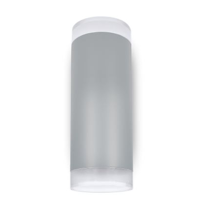 Brilagi - LED RGBW dimējams āra sienas gaismeklis MATERA 2xGU10/4,8W/230V 3000K IP54 pelēks + tālvadības pults
