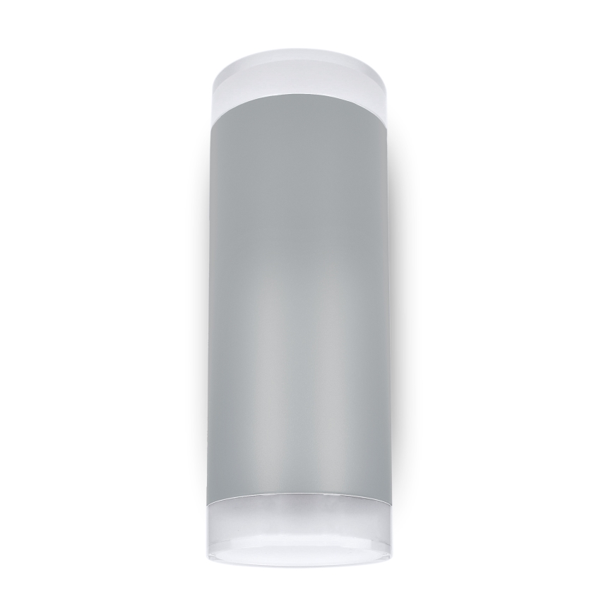 Brilagi - LED RGBW dimējams āra sienas gaismeklis MATERA 2xGU10/4,8W/230V 3000K IP54 pelēks + tālvadības pults