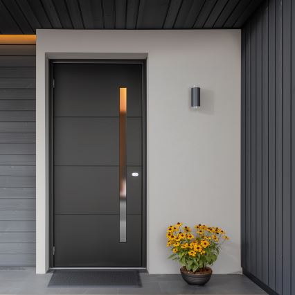 Brilagi - LED RGBW ar regulējamu spilgtumu āra sienas gaismeklis MATERA 2xGU10/6W/230V 3000K IP54 antracīts + tālvadība