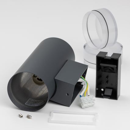 Brilagi - LED RGBW ar regulējamu spilgtumu āra sienas gaismeklis MATERA 2xGU10/6W/230V 3000K IP54 antracīts + tālvadība