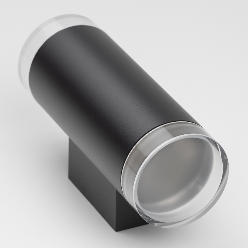 Brilagi - LED RGBW regulējams āra sienas gaismeklis MATERA 2xGU10/6W/230V 3000K IP54 melns + tālvadības pults