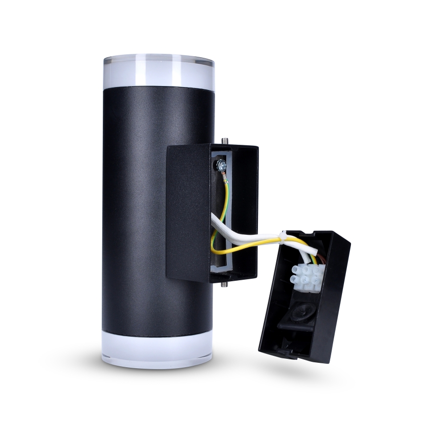 Brilagi - LED RGBW regulējams āra sienas gaismeklis MATERA 2xGU10/6W/230V 3000K IP54 melns + tālvadības pults