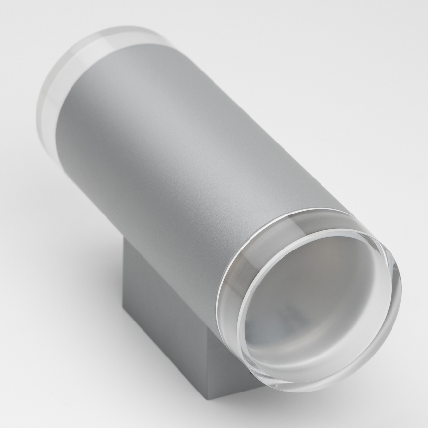 Brilagi - LED RGBW dimējams āra sienas gaismeklis MATERA 2xGU10/6W/230V 3000K IP54 pelēks + tālvadības pults