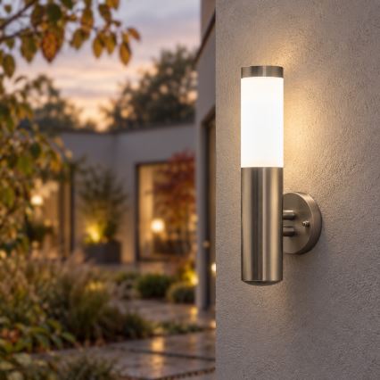 BRILAGI - LED RGBW ar regulējamu spilgtumu āra sienas lampa ELIA 1xE27/6,5W/230V 2700-6500K IP44 Wi-Fi matēts hroms