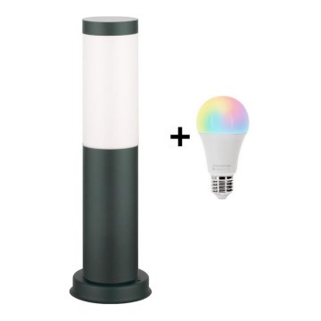 Brilagi - LED RGBW dimējama āra lampa 1xE27/9W/230V 2700-6500K IP44 40 cm antracīts