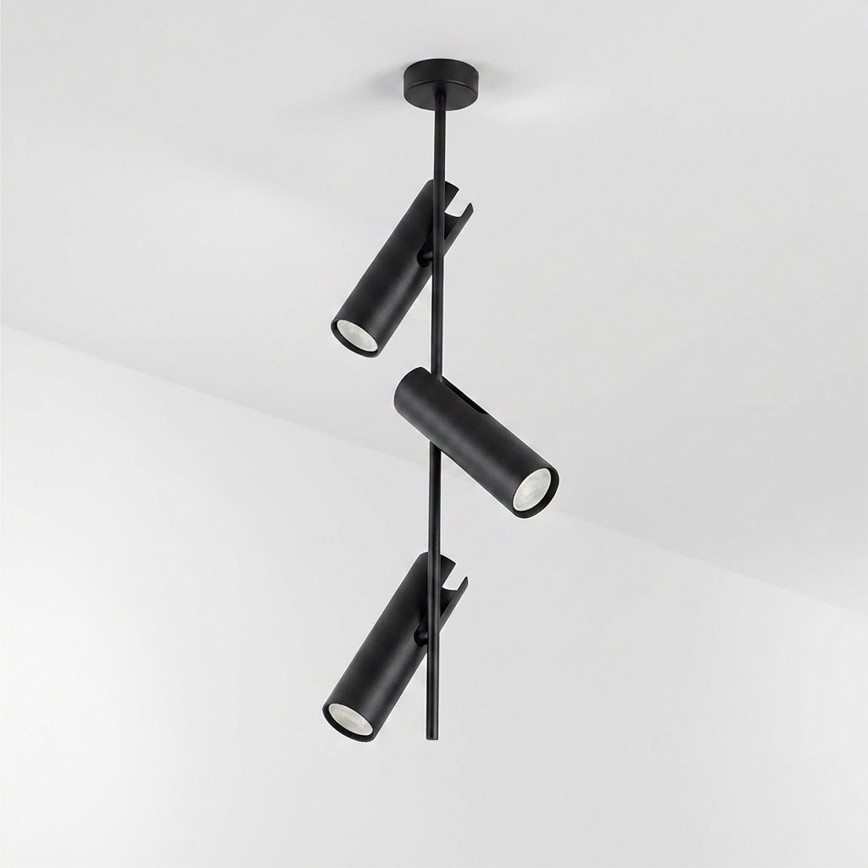 BRILAGI - LED RGBW ar regulējamu spilgtumu lustra uz stieņa BRANCH 3xGU10/6,5W/230V 2700-6500K melna