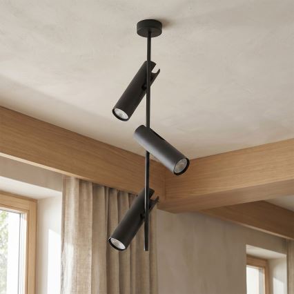 BRILAGI - LED RGBW ar regulējamu spilgtumu lustra uz stieņa BRANCH 3xGU10/6,5W/230V 2700-6500K melna