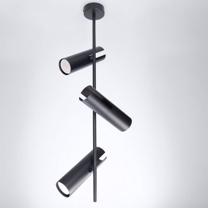 BRILAGI - LED RGBW ar regulējamu spilgtumu lustra uz stieņa BRANCH 3xGU10/6,5W/230V 2700-6500K melna