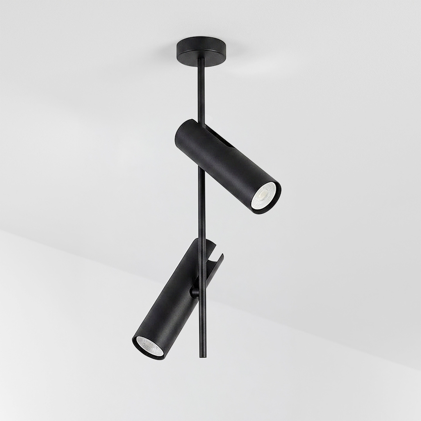 BRILAGI - LED RGBW Regulējama griestu lampa uz stieņa BRANCH 2xGU10/6,5W/230V 2700-6500K melna