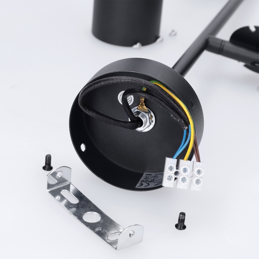 BRILAGI - LED RGBW Regulējama griestu lampa uz stieņa BRANCH 2xGU10/6,5W/230V 2700-6500K melna