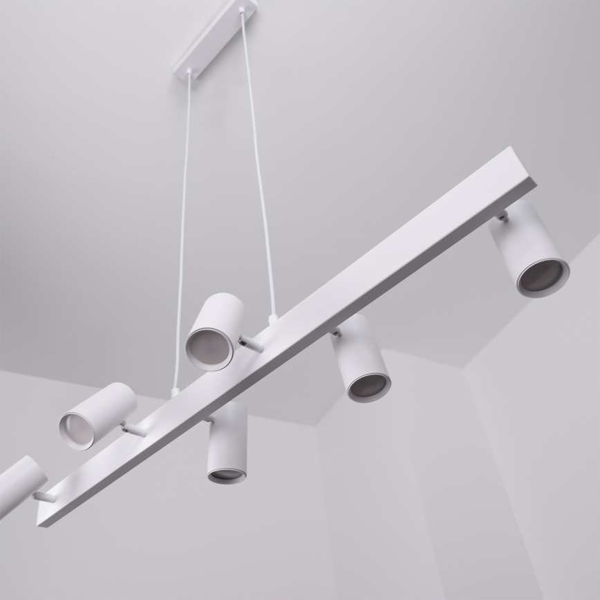 BRILAGI - LED RGBW regulējama lustra uz troses SELE 6xGU10/6,5W/230V 2700-6500K balta + tālvadība