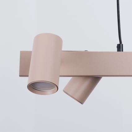 BRILAGI - LED RGBW regulējama lustra uz troses SELE 4xGU10/6,5W/230V 2700-6500K bēša