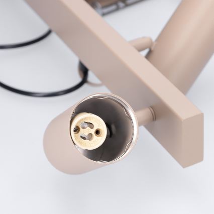 BRILAGI - LED RGBW regulējama lustra uz troses SELE 4xGU10/6,5W/230V 2700-6500K bēša