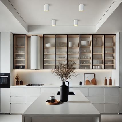Brilagi - LED RGBW Regulējams virziena gaismeklis TRINE 1xGU10/4,8W/230V 3000K balts/zelts + tālvadības pults