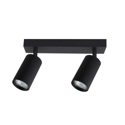 Brilagi - LED RGBW dimmējams spot gaismeklis SELE MODERN 2xGU10/4,8W/230V 3000K melns + tālvadības pults