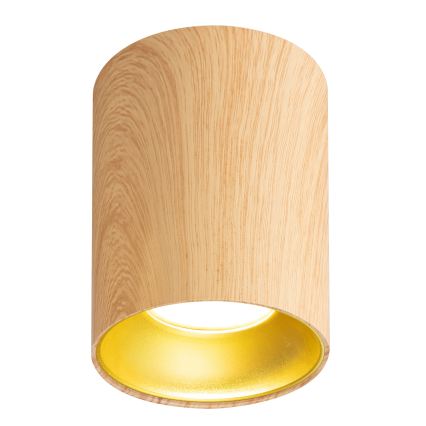 Brilagi - LED RGBW dimmējams spota gaismeklis TRINE 1xGU10/4,8W/230V 3000K ozola dekors + tālvadības pults