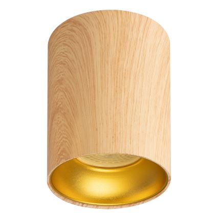 Brilagi - LED RGBW dimmējams spota gaismeklis TRINE 1xGU10/4,8W/230V 3000K ozola dekors + tālvadības pults