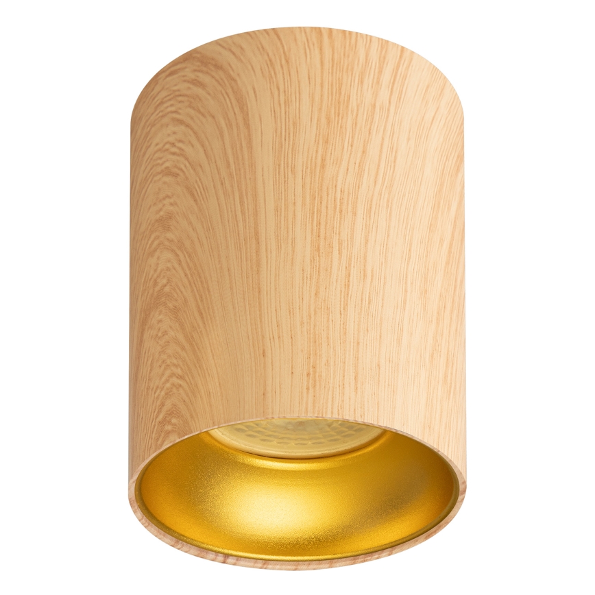 Brilagi - LED RGBW dimmējams spota gaismeklis TRINE 1xGU10/6W/230V 3000K ozola dekors + tālvadības pults