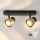 Brilagi - LED RGBW dimējams virziena gaismeklis NUGGET 2xGU10/4,8W/230V 3000K melns/zeltains + tālvadības pults