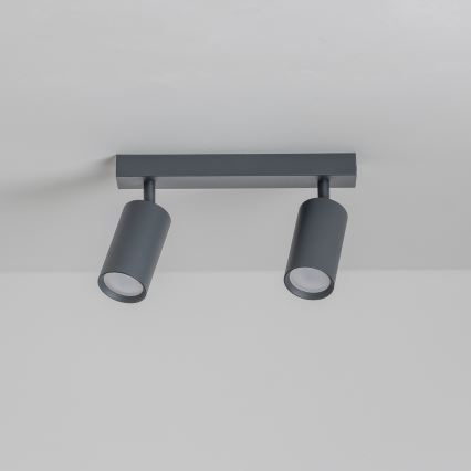 Brilagi - LED RGBW regulējams punktveida gaismeklis SELE 2xGU10/4,8W/230V 3000K antracīts + tālvadības pults