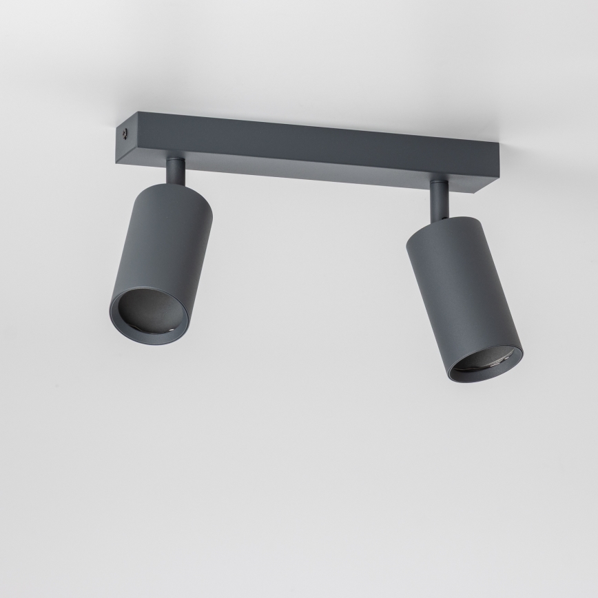 Brilagi - LED RGBW regulējams punktveida gaismeklis SELE 2xGU10/4,8W/230V 3000K antracīts + tālvadības pults