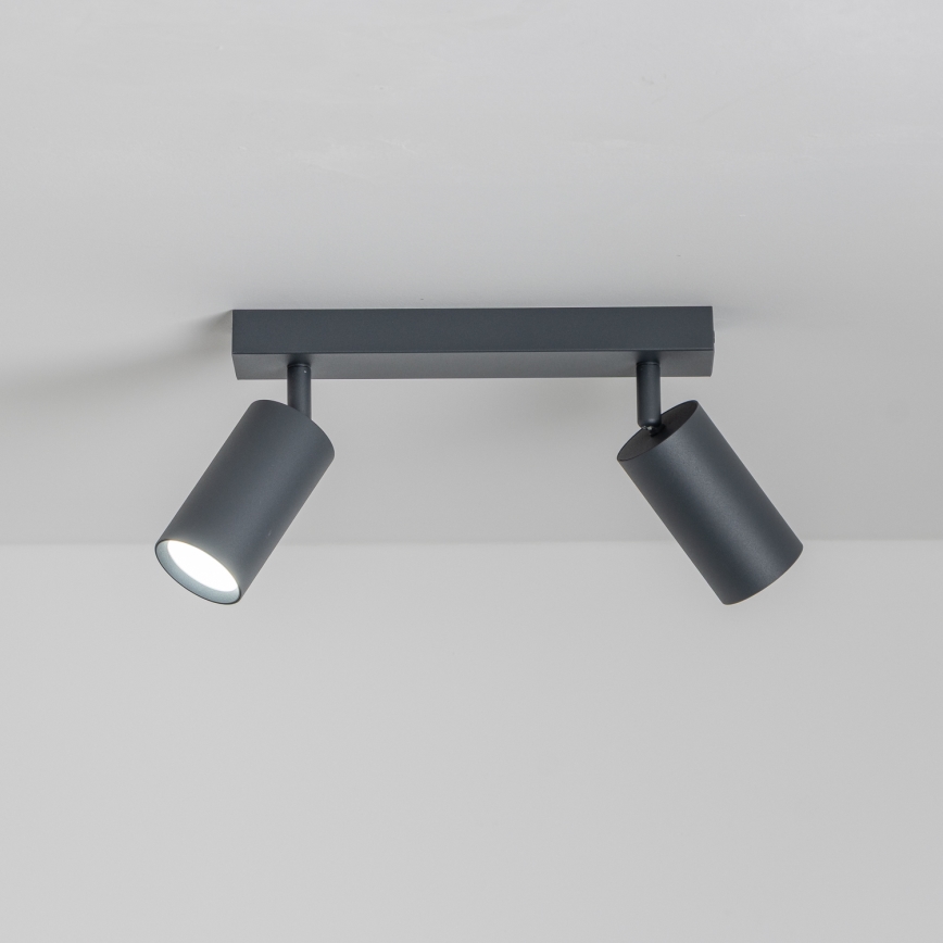 Brilagi - LED RGBW regulējams punktveida gaismeklis SELE 2xGU10/4,8W/230V 3000K antracīts + tālvadības pults
