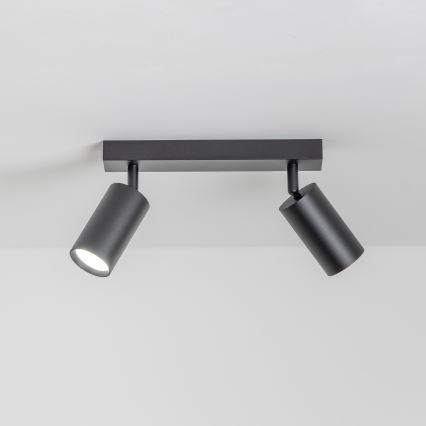 Brilagi - LED RGBW ar regulējamu spilgtumu virziena gaismeklis SELE 2xGU10/6W/230V 3000K melns + tālvadība