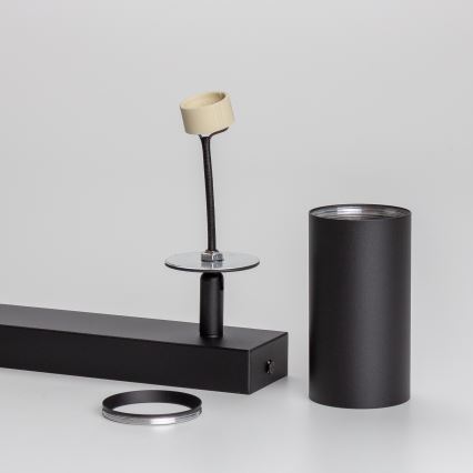 Brilagi - LED RGBW ar regulējamu spilgtumu virziena gaismeklis SELE 2xGU10/6W/230V 3000K melns + tālvadība