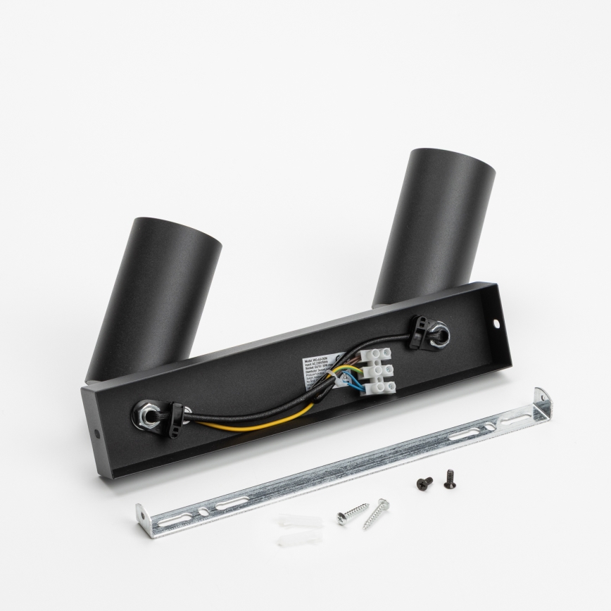 Brilagi - LED RGBW ar regulējamu spilgtumu virziena gaismeklis SELE 2xGU10/6W/230V 3000K melns + tālvadība