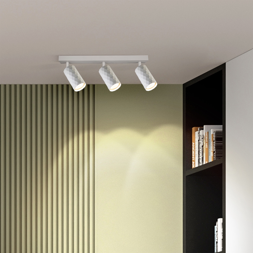 Brilagi - LED RGBW regulējams virziena gaismeklis SELE DIAMANT 3xGU10/6,5W/230V 2700-6500K Wi-Fi balts