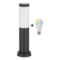 Brilagi - LED RGBW dimmējama āra lampa 1xE27/9W/230V 2700-6500K IP44 40 cm melna