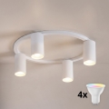 BRILAGI - LED RGBW dimmējama griestu lampa SELE 4xGU10/6,5W/230V 2700-6500K balta