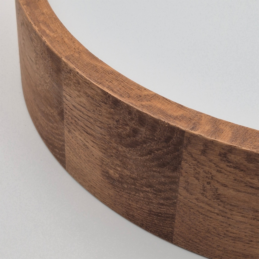 Brilagi - LED RGBW regulējama griestu lampa CARVALHO 2xE27/15W/230V 2700-6500K Wi-Fi ozola Ø 37,5 cm