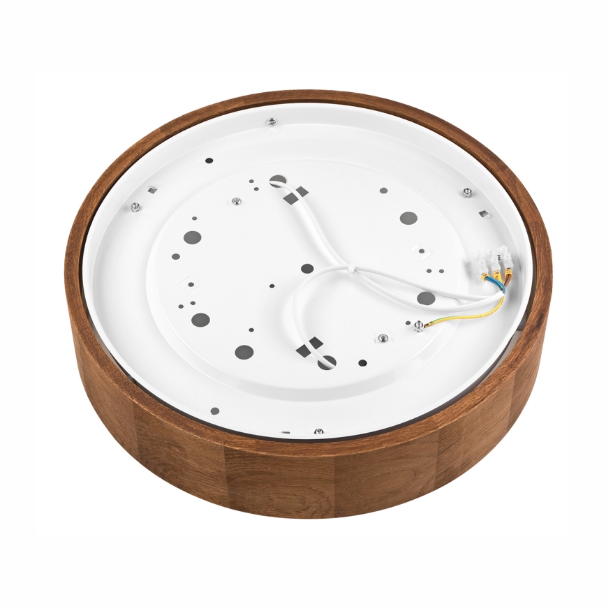 Brilagi - LED RGBW regulējama griestu lampa CARVALHO 2xE27/9W/230V 2700-6500K Wi-Fi ozola Ø 37,5 cm
