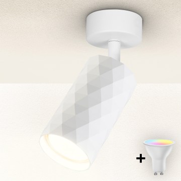 Brilagi - LED RGBW dimmējams punktveida gaismeklis SELE DIAMANT 1xGU10/6,5W/230V 2700-6500K Wi-Fi balts