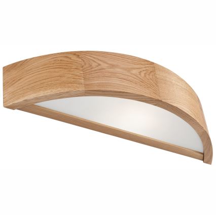 Brilagi - LED RGBW aptumšojams sienas gaismeklis CARVALHO 1xE27/9W/230V 2700-6500K Wi-Fi ozols