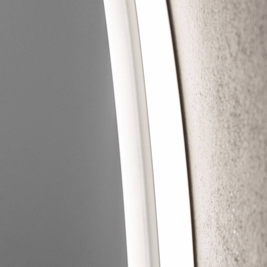 Brilagi - LED RGBW apsildāms vannas istabas spogulis CLARA PRO LED/19W/230V Ø 60 cm IP44 CRI 90 aptumšojams + CCT + ar tālvadības pulti