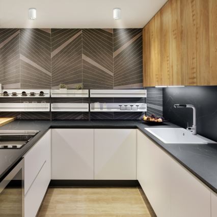 Brilagi - LED RGBW dimējams virziena gaismeklis MIA 1xGU10/30W/230V 3000K Wi-Fi 100x80 mm balts