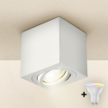 Brilagi - LED RGBW dimmējams spot gaismeklis MIA 1xGU10/30W/230V 2700-6500K Wi-Fi 84x80 mm balts
