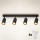 Brilagi - LED RGBW dimmējams spot gaismeklis SELE 4xGU10/4,8W/230V 3000K melns/zelts + tālvadības pults