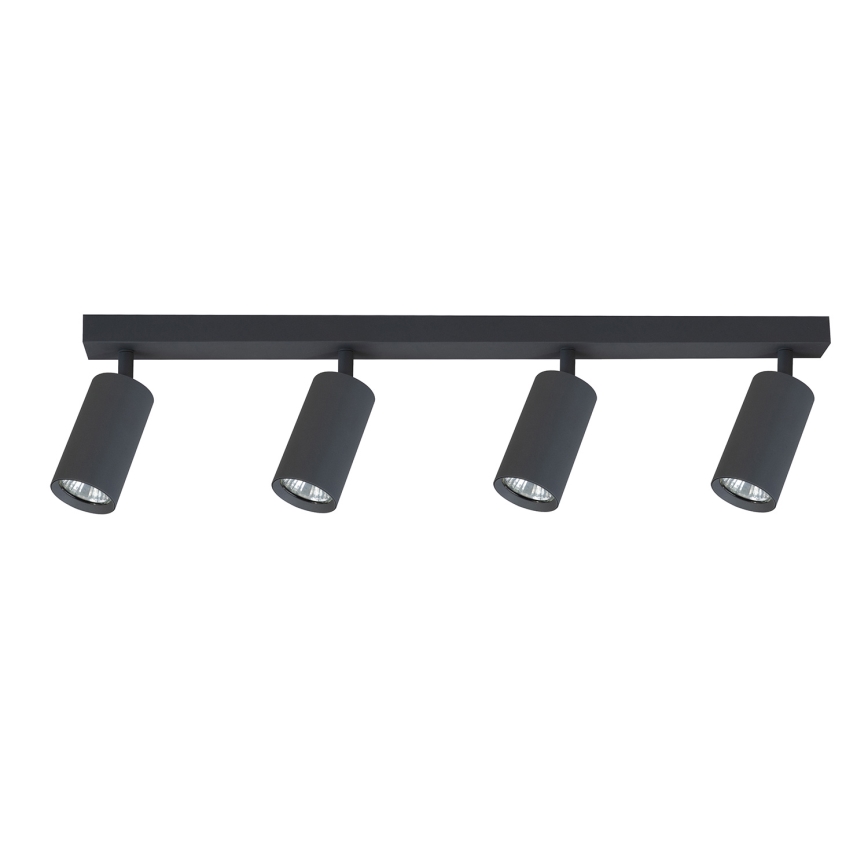 Brilagi - LED RGBW aptumšojams punktveida gaismeklis SELE 4xGU10/4,8W/230V 3000K antracīts + tālvadība