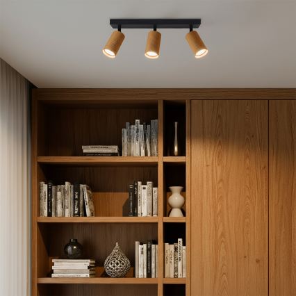 Brilagi - LED RGBW regulējams punktveida gaismeklis SELE MODERN 3xGU10/6W/230V 3000K zelta + tālvadības pults