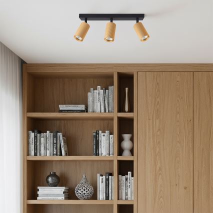 Brilagi - LED RGBW regulējams punktveida gaismeklis SELE MODERN 3xGU10/6W/230V 3000K zelta + tālvadības pults