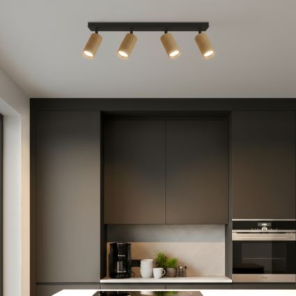 Brilagi - LED RGBW ar regulējamu spilgtumu punktveida gaismeklis SELE MODERN 4xGU10/6W/230V 3000K zelta + tālvadība