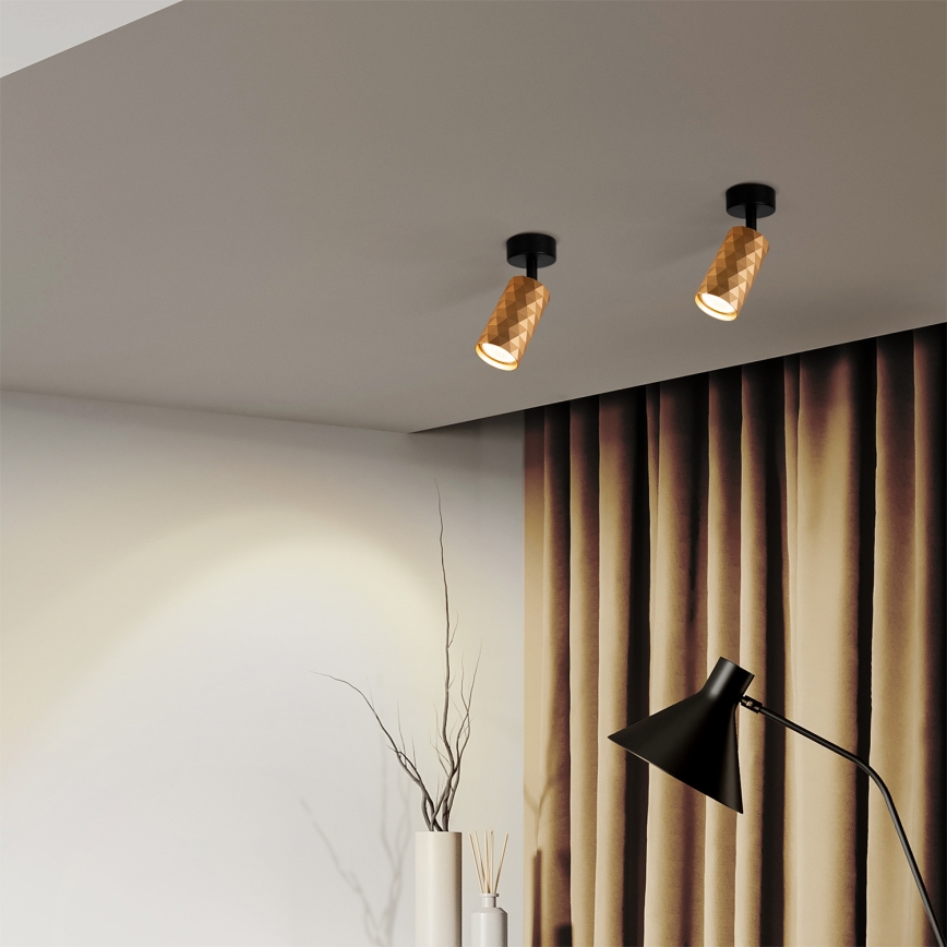 Brilagi - LED RGBW regulējams virziena gaismeklis SELE DIAMANT 1xGU10/6W/230V zelta + ar tālvadības pulti