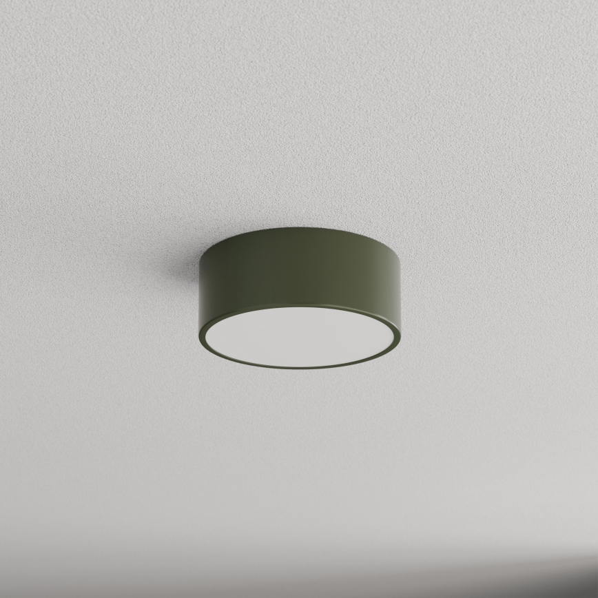 BRILAGI - LED RGBW regulējams griestu gaismeklis CLARE 1xE27/12W/230V Ø 20 cm khaki