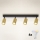 Brilagi - LED RGBW ieliekamais gaismeklis ar regulējamu spilgtumu SELE GOLDEN 4xGU10/4,8W/230V 3000K melns/zelta + tālvadības pults