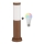 Brilagi - LED RGBW regulējama āra lampa 1xE27/15W/230V 2700-6500K IP44 40 cm brūna